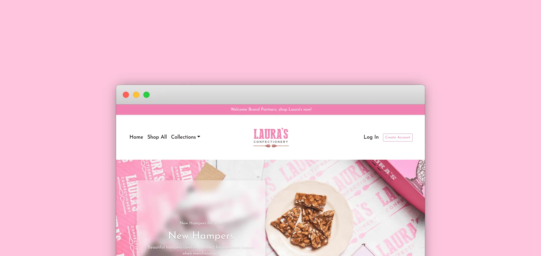 Laura's Confectionery Website