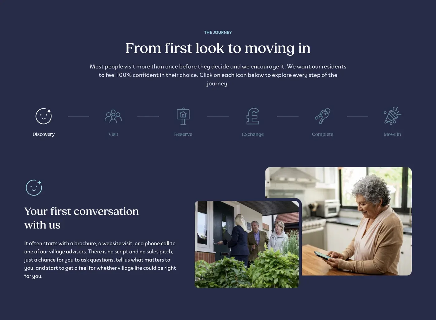Process steps component preview