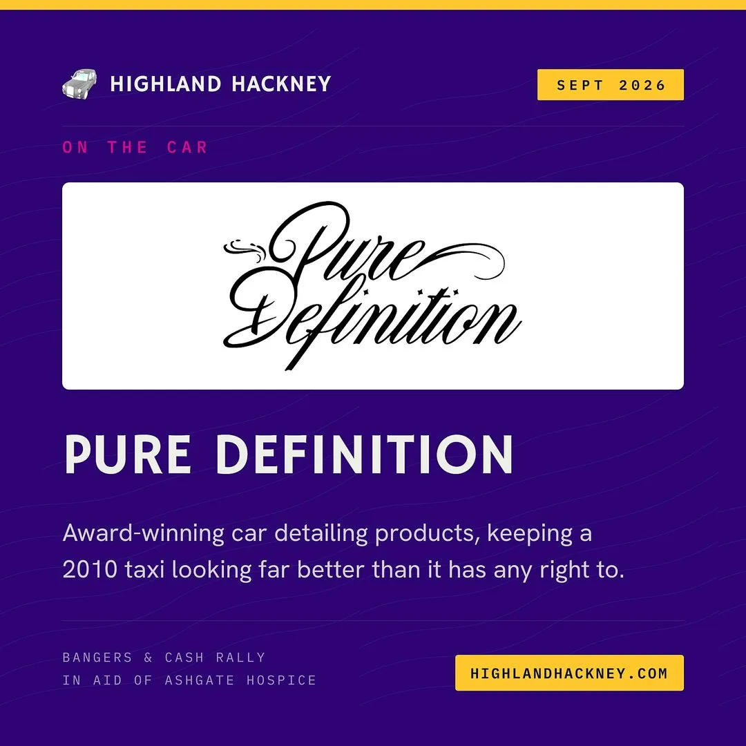 Yellow sponsor thank-you post for Pure Definition
