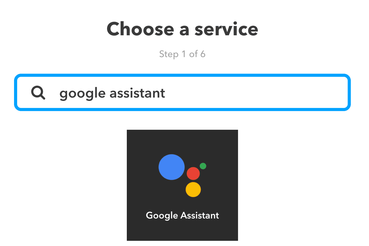Search Google Assistant