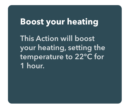 Select boost heating